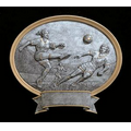 Soccer, Female Oval Sport Legend Plates - 6"